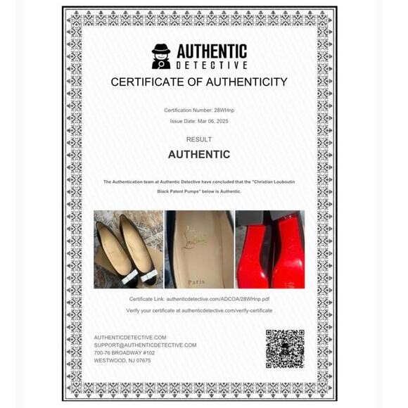 CHRISTIAN LOUBOUTIN 
Patent Bow 55 Pumps 39 Black - Picture 11 of 11